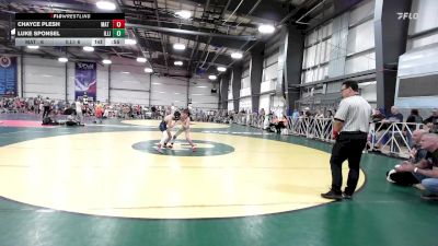 85 lbs Rr Rnd 1 - Chayce Plesh, Mat Warriors Blue vs Luke Sponsel, Illinois Menace