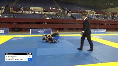 Yashira Millayes vs Ana Beatriz Alves Sant'anna 2024 Pan IBJJF Jiu-Jitsu No-Gi Championship