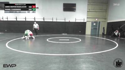 157 lbs Consolation 1st - Daniel Casermiro, Capuchino vs James Newton-busalacchi, El Camino (South San Francisco)