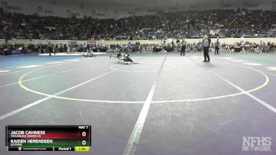 5A-106 lbs Semifinal - Kaiden Herendeen, Guthrie vs Jacob Caviness, Tahlequah Senior Hs