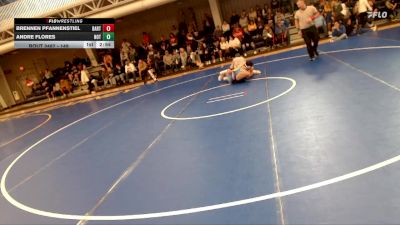 149 lbs Cons. Round 4 - Andre Flores, Northern Oklahoma College-Tonkawa vs Brennen Pfannenstiel, Barton