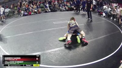 120 lbs Semis & 1st Wrestleback (8 Team) - Callahan Earnest, Kansas Anaconda vs Andrew Kamins, Team Texas Red