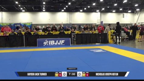 Nicholas Joseph Heflin vs Hayden Jack Turner 2025 World IBJJF Jiu-Jitsu No-Gi Championship