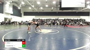 132 lbs Cons. Round 7 - Ian Gutierrez, Yucaipa vs Evan Velez, Brawley