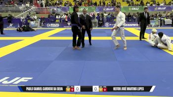 Heitor José Martins Lopes vs Pablo Samuel Cardoso Da Silva 2025 Brasileiro Jiu-Jitsu IBJJF