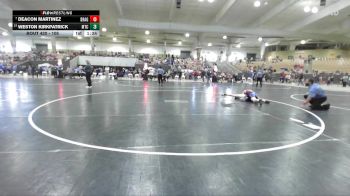 105 lbs Quarterfinal - Deacon Martinez, Wildcats Wrestling vs Weston Kirkpatrick, Minion Training Center