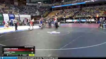 135 lbs Quarterfinal - Amitira McNack, Clinton vs Audrey Call, Platte County