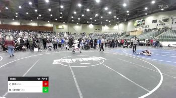 95 lbs Quarterfinal - Zaiden Hill, Nevada Elite WC vs Benson Tanner, USA Gold