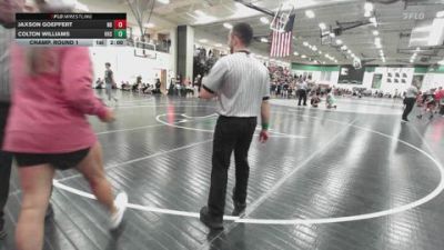 175 lbs Champ. Round 1 - Colton Williams, Hillcrest High School vs Jaxson Goepfert, Nebraska Boyz