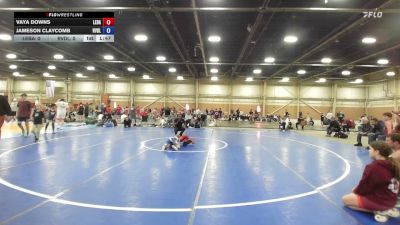 55 lbs Rr Rnd 4 - Vaya Downs, Lebanon Die Hard Wrestling - BK8 vs Jameson Claycomb, Revival Whale - BK8
