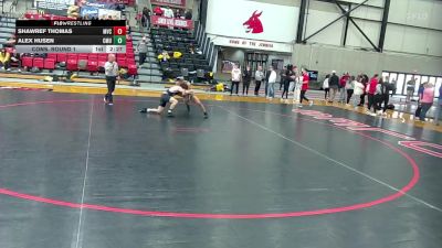 157 lbs Cons. Round 1 - Alex Husen, Central Methodist vs Shawref Thomas, Missouri Valley