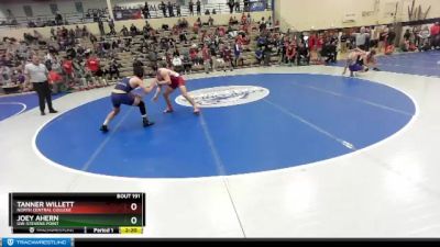 157 lbs Cons. Round 1 - Joey Ahern, UW-Stevens Point vs Tanner Willett, North Central College