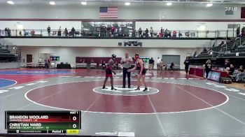 157 lbs Quarters & 1st Wb (16 Team) - Brandon Woolard, Charlton County vs Christian Ward, McIntosh County Academy