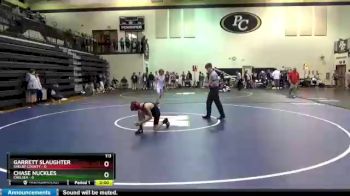 113 lbs Round 2 (8 Team) - Chase Nuckles, Chelsea vs Garrett Slaughter, Shelby County