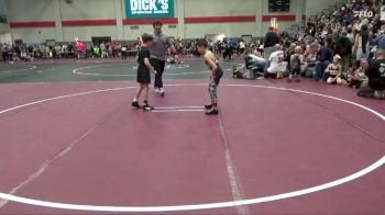 65 lbs Champ. Round 2 - Jesse Potts, Stronghold vs Emerson Rodriguez, Buckhorn Youth Wrestling