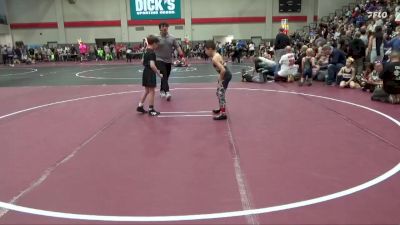 65 lbs Champ. Round 2 - Jesse Potts, Stronghold vs Emerson Rodriguez, Buckhorn Youth Wrestling