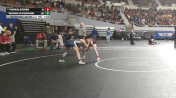 122-D2 Champ. Round 1 - Brooklyn Petersen, Joseph City High School vs Theresa Etchen, Empire High School