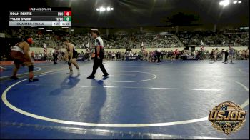 195 lbs Quarterfinal - Noah Rentie, Eufaula Ironheads Wrestling Club vs Tyler Swier, Tough N Technical Wrestling Club