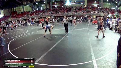 85 lbs Cons. Round 1 - Colby Shoemaker, St Marys Cardinal Club vs Camdon Hendrickson, Hawks Wrestling Club (Lincoln)