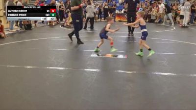 45 lbs Round 2 - Parker Price, Grizzlies Wrestling Club vs Gunner Smith, White Knoll