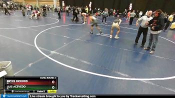 120 lbs Cons. Round 2 - Bryce Rickord, IN vs Luis Acevedo, FL