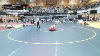 141 lbs Cons. Round 2 - Caiden Beagley, Western Colorado vs Aj Hague, Colorado Mesa