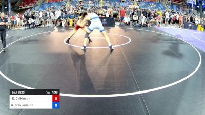 190 lbs Rnd Of 128 - David Calkins, CA vs Ryan Schneider, CT