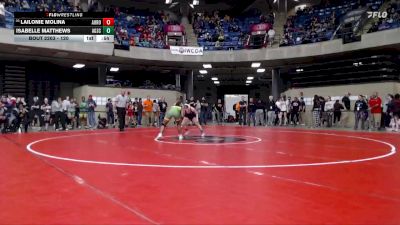 120 lbs Champ. Round 2 - Lailonie Molina, Unattached vs Isabelle Matthews, Chicago (Agricultural Science)