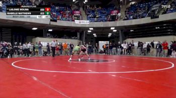 120 lbs Champ. Round 2 - Lailonie Molina, Unattached vs Isabelle Matthews, Chicago (Agricultural Science)