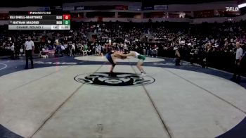 4A 152 lbs Champ. Round 1 - Nathan Madrid, Moriarty vs Eli Snell-Martinez, Bloomfield