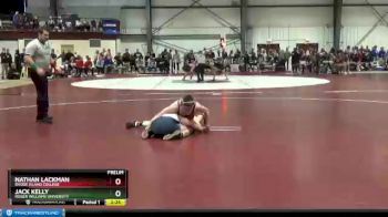 157 lbs Prelim - Jack Kelly, Roger Williams University vs Nathan Lackman, Rhode Island College
