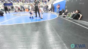 55 lbs Semifinal - Laney Wolf, Wolfpak Wrestling vs Caleb Hall, Newkirk Takedown Club