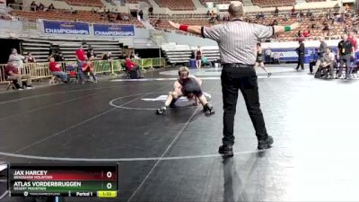 D2-126 lbs Champ. Round 1 - Jax Harcey, Bradshaw Mountain vs Atlas Vorderbruggen, Desert Mountain