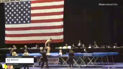 Max Boehmer - Individual Trampoline, STLE - 2021 USA Gymnastics Championships