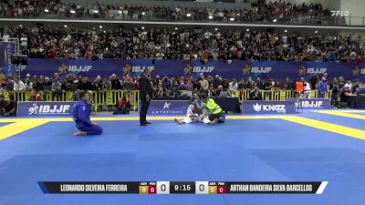 Arthan Bandeira Silva Barcellos vs Leonardo Silveira Ferreira 2025 European Jiu-Jitsu IBJJF Championship