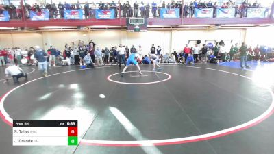 160 lbs Round Of 64 - Sean Talas, Winnacunnet vs Jacob Grande, Salem, NH