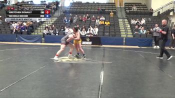 145 lbs 3rd Place Match - Nichole Moore, Fort Hays State vs Gretchen Donally, Colorado Mesa University