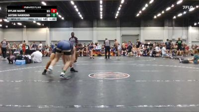 157 lbs Round 1 (6 Team) - Dylan Naish, MF Army vs Jaydin Hawkins, Slate Wrestling Academy