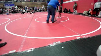 55-58 lbs Consolation - Damon Naquin, Owasso Takedown Club vs Callie Christian, Team Tulsa Wrestling Club