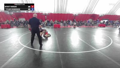144 lbs Cons. Round 2 - Wyatt Vargas, Askren Wrestling Academy vs Tyler Roberson, Askren Wrestling Academy