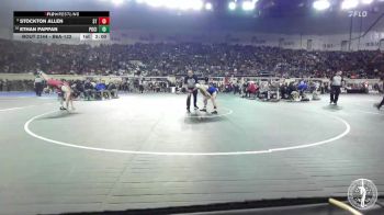 B6A-132 lbs Quarterfinal - Ethan Pappan, Ponca City vs Stockton Allen, Stillwater