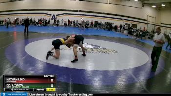 149 lbs Cons. Round 3 - Nathan Leko, Otterbein vs Nate Young, Mott Community College