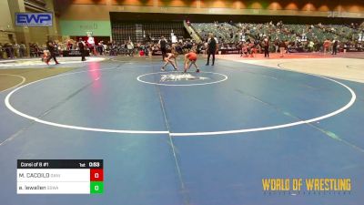 83 lbs Consi Of 8 #1 - MANUEL CACOILO, Daniel Cormier Wrestling Academy vs Emery Lewallen, Silver State Wrestling Academy