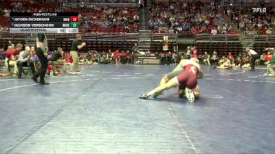 1A-190 lbs Quarterfinal - Jackson Verschoor, Woodbury Central vs Jayden Dickerson, Shenandoah