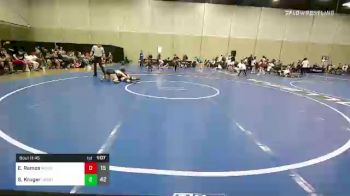 120 lbs Rr Rnd 5 - Eden Ramos, Mojo Grappling Academy Girls vs Sloane Kruger, Untouchable Mollywhoppers