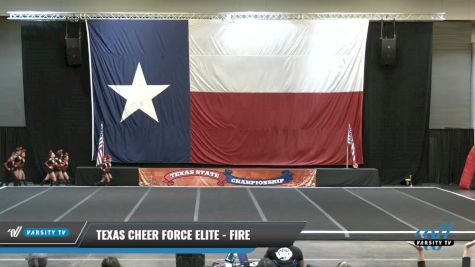 Texas Cheer Force Elite - FIRE [2021 L1 Youth - D2 - Small Day 2] 2021 ACP Power Dance Nationals & TX State Championship