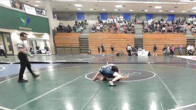 120 lbs Champ. Round 1 - Ethan Sanchez, La Costa Canyon vs Jazer Velasquez, San Marcos
