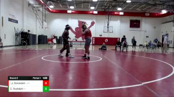 202-229 lbs Round 2 - Jordan Scowden, Lafayette Jeff vs Charles Rudolph, Franklin Central