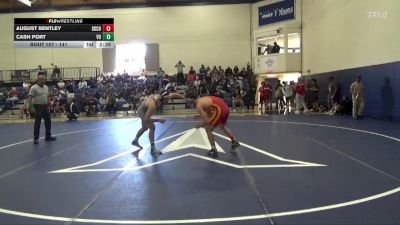 141 lbs Cons. Round 2 - August Bentley, Skyline College vs Cash Port, Vanguard