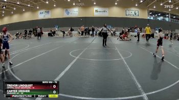 72 lbs Quarterfinal - Trevor Lindquist, Crystal Coast Grapplers vs Carter Krisher, Warriors WC